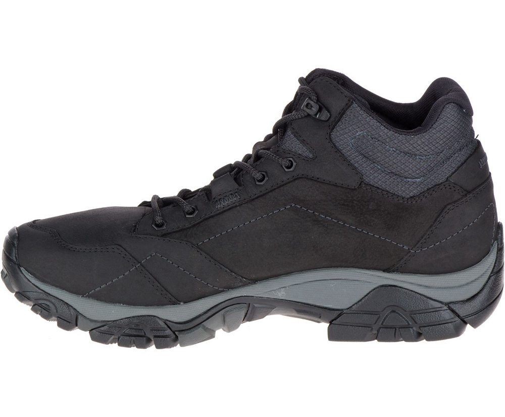 Botas Homem - Merrell Moab Adventure Mid Waterproof - Pretas - VTL198427